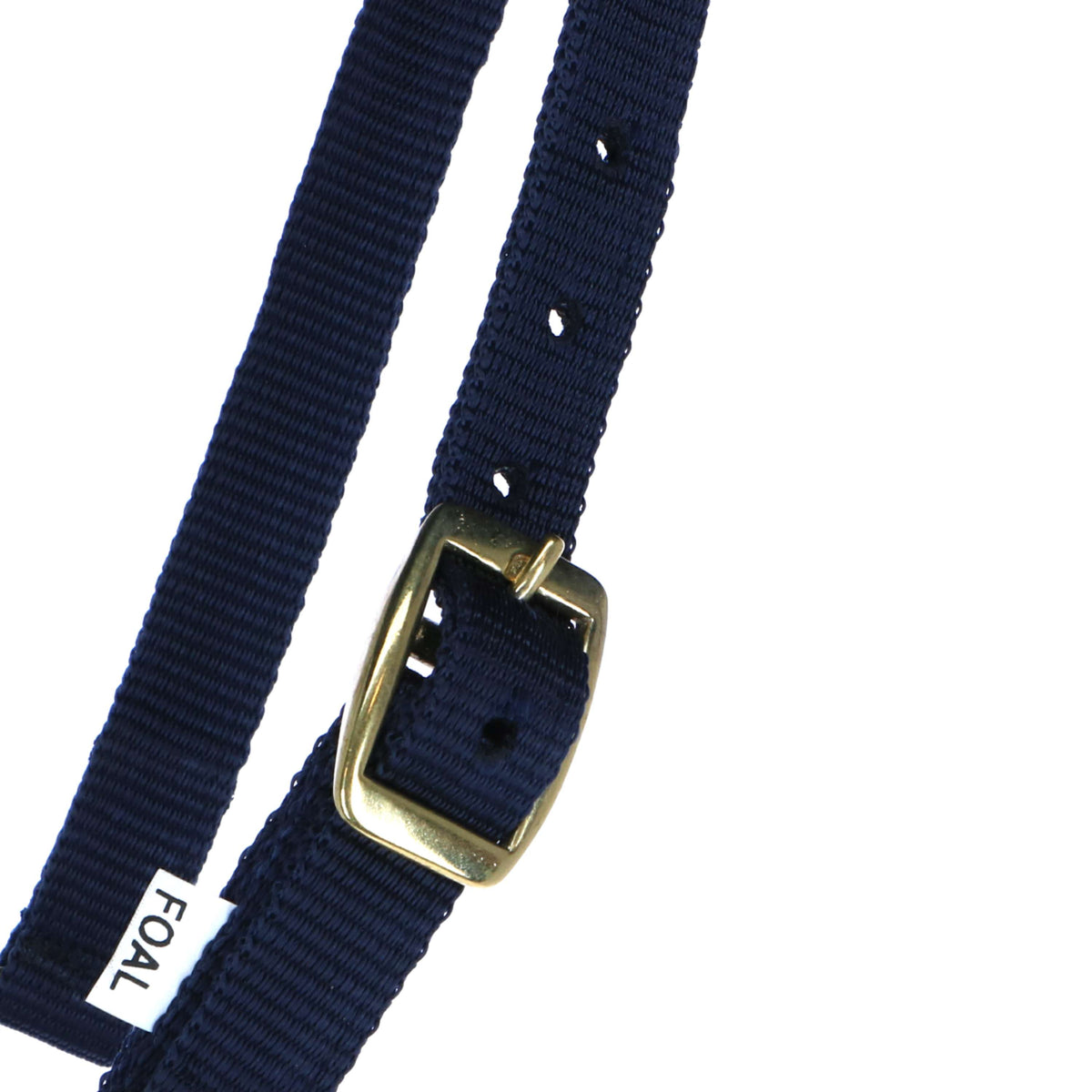 Norton Foal Halter with a Line Navy