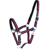 Norton Halter Lined with Neoprene Black/Raspberry