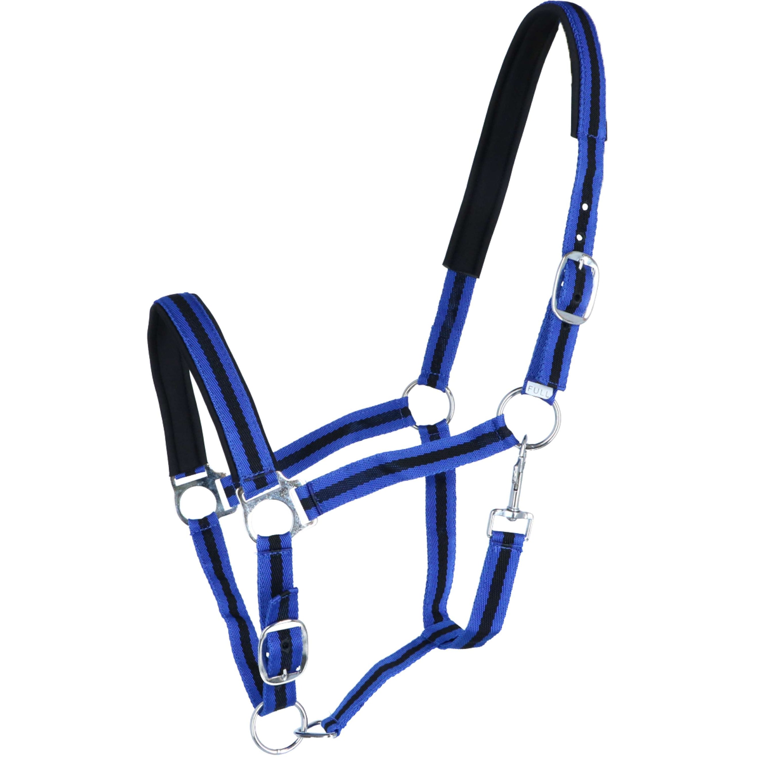 Norton Halter Lined with Neoprene Royal Blue/Black