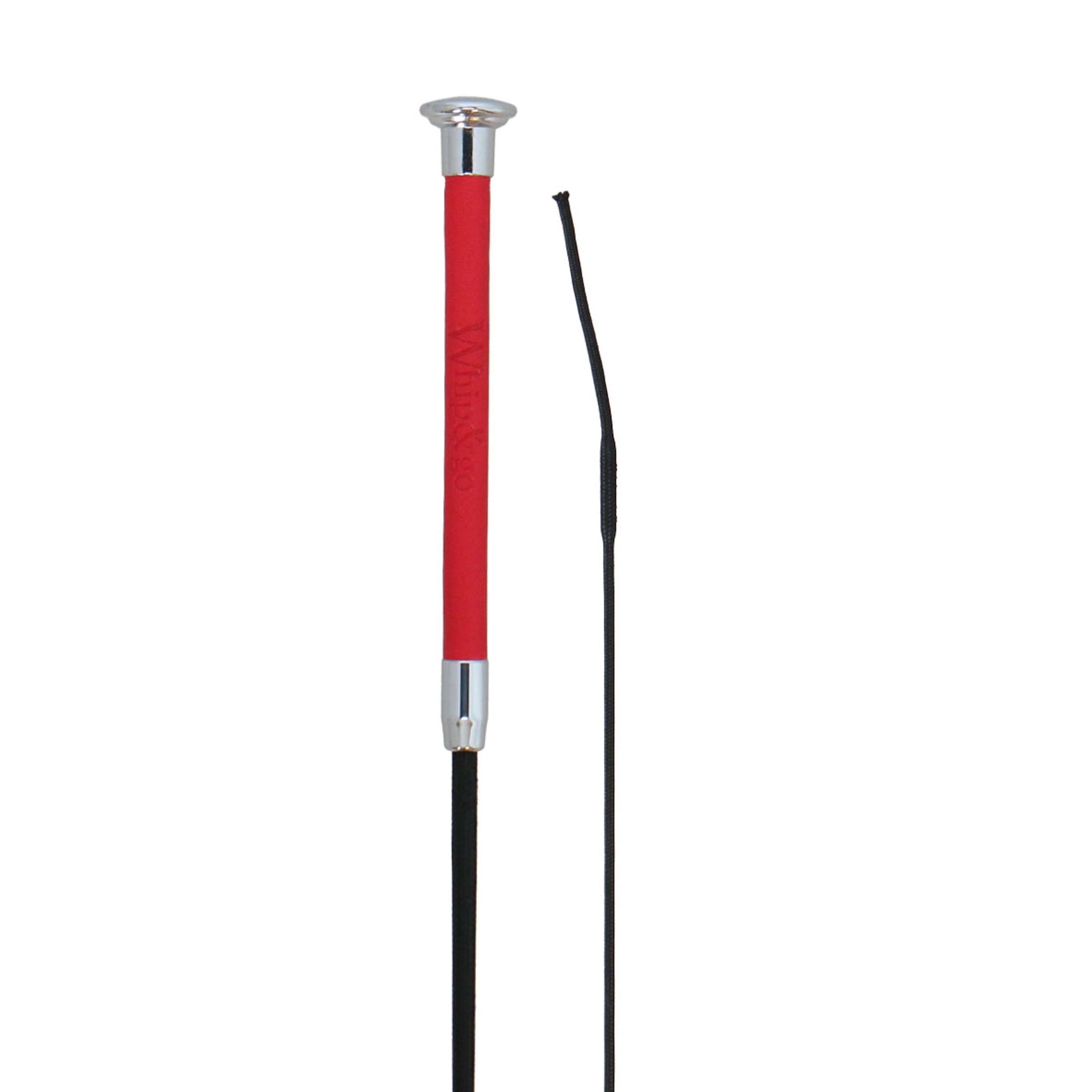 Whip & Go Dressage Whip Dressage Red/Silver