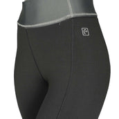 EQUITHÈME Riding Legging Tea Pull-On Silicon Knee Pads Black/Khaki