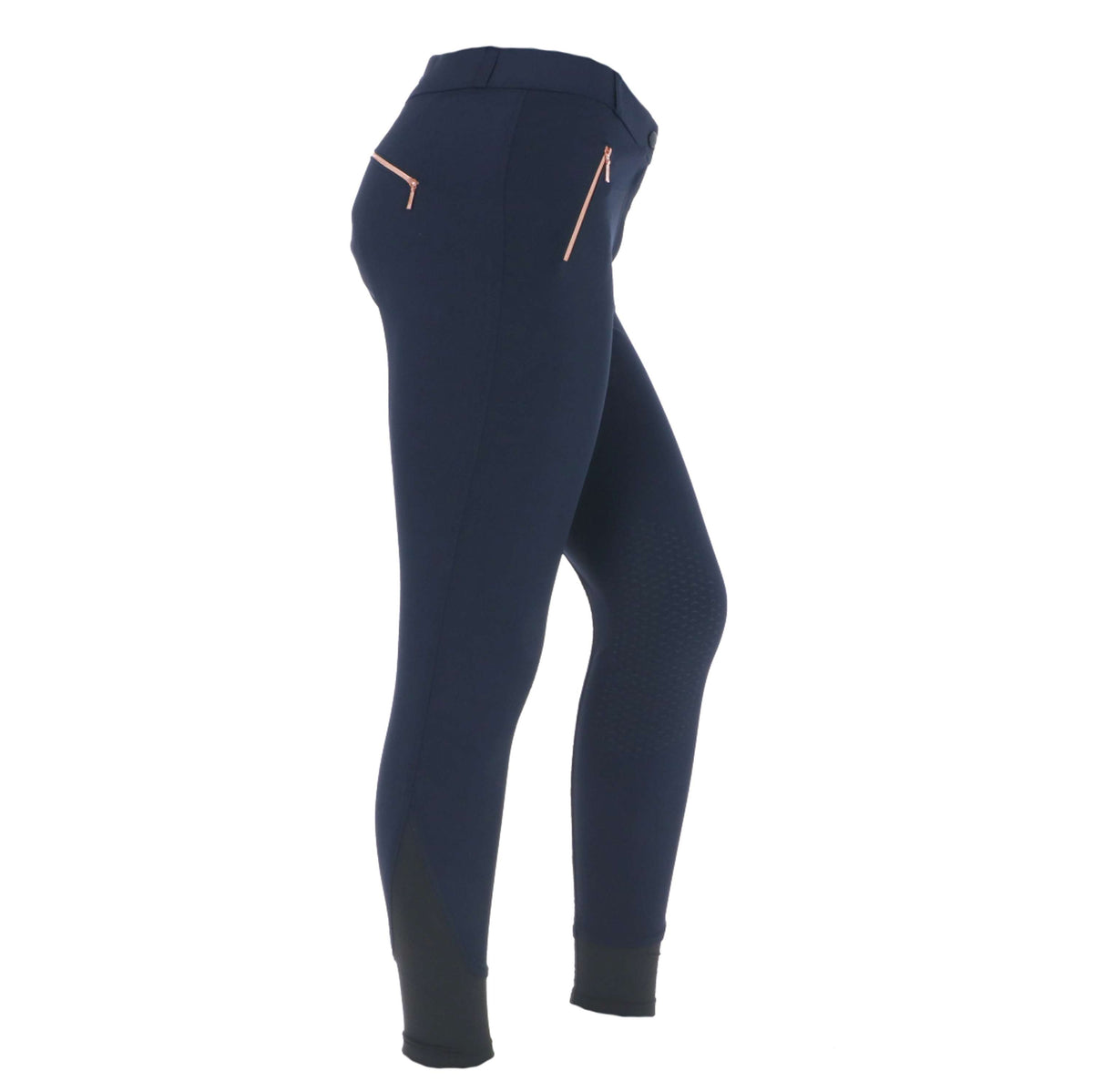 EQUITHÈME Breeches Kenya Silicon Knee Pads NavyBlue