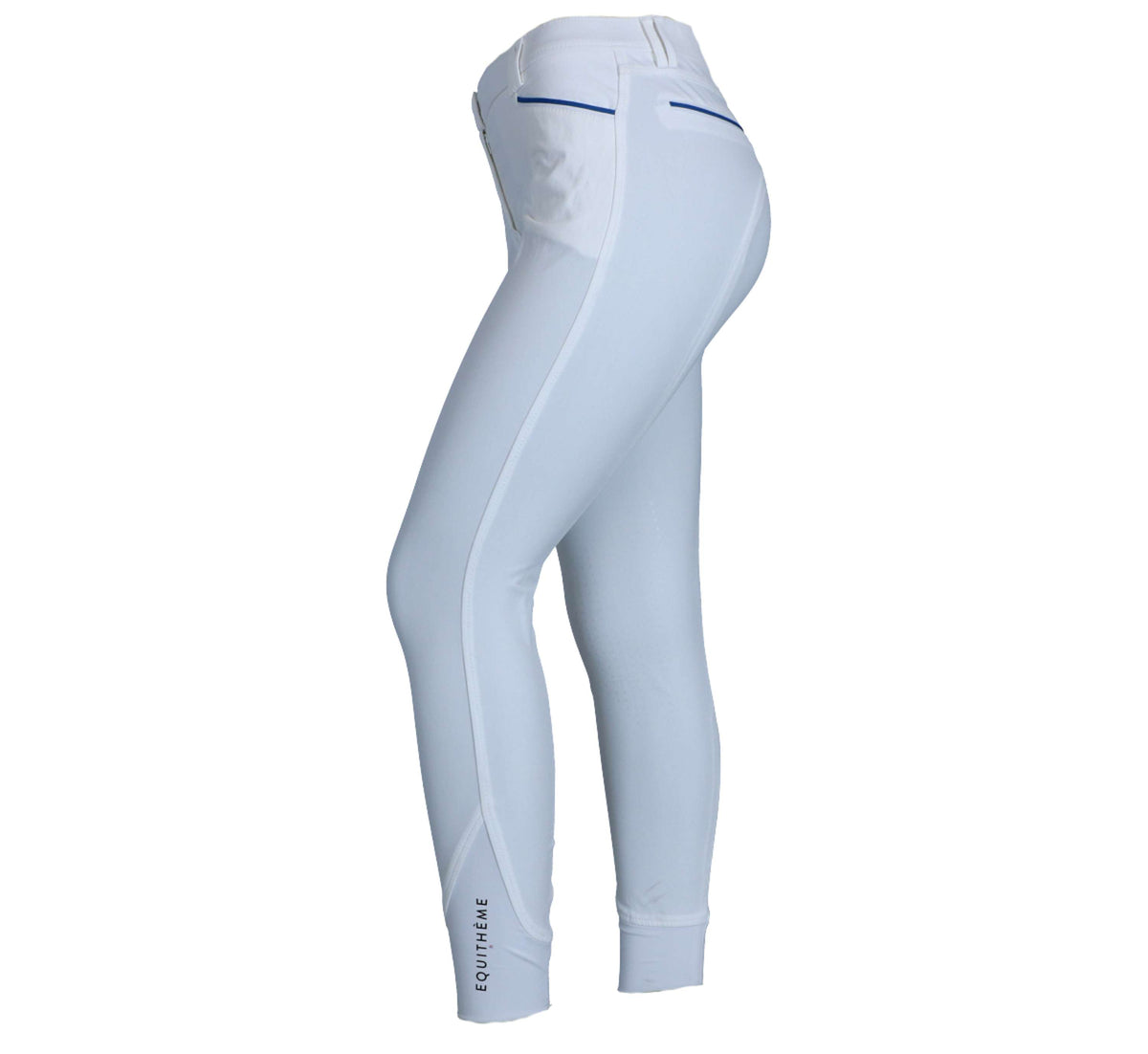 EQUITHÈME Breeches Lassy Silicon Knee Pads White