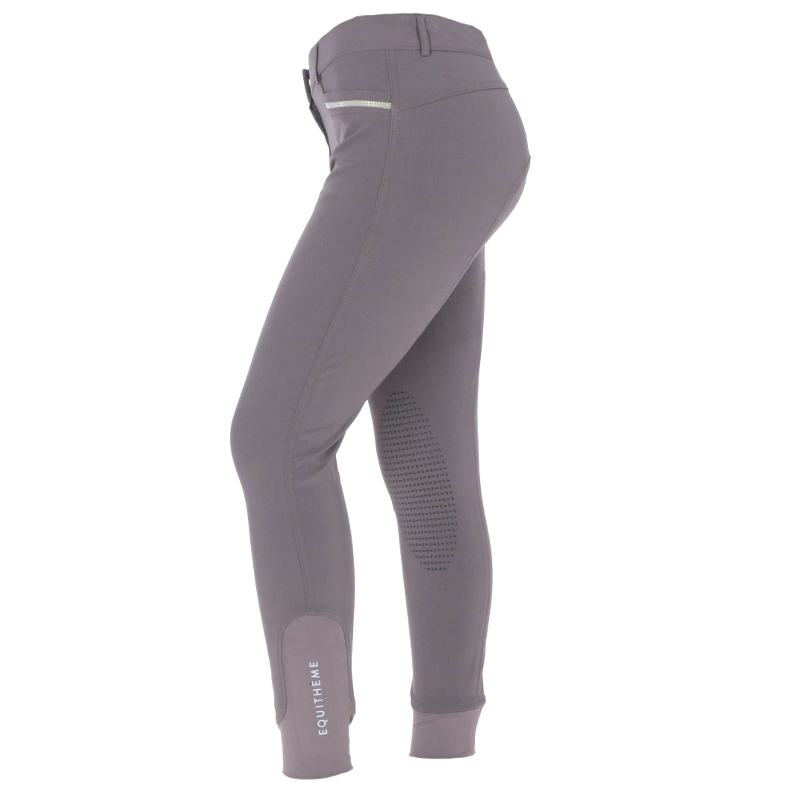 EQUITHÈME Breeches Gizel Silicon Knee Pads Taupe