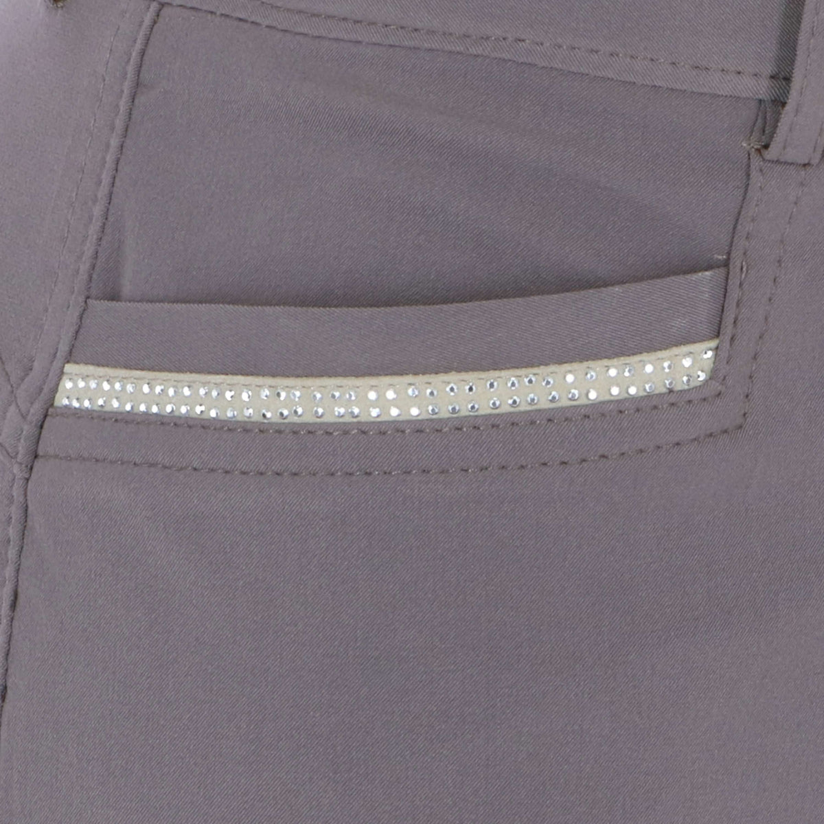 EQUITHÈME Breeches Gizel Silicon Knee Pads Taupe