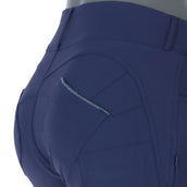 EQUITHÈME Breeches Bella Push-Up Silicon Knee Pads NavyBlue