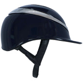 Charles Owen Cap Halo Luxe Navy/Platinum Gloss