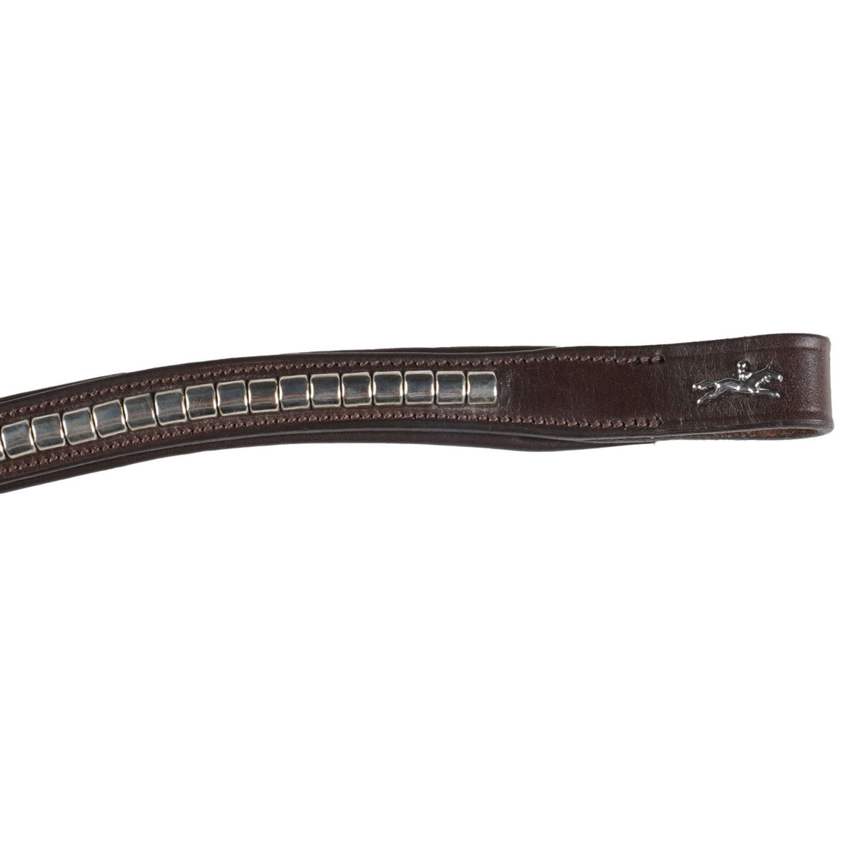 Schockemöhle Browband Clincher Select Espresso/Silver