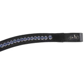 Schockemöhle Browband Diamond Select Black/Light Blue