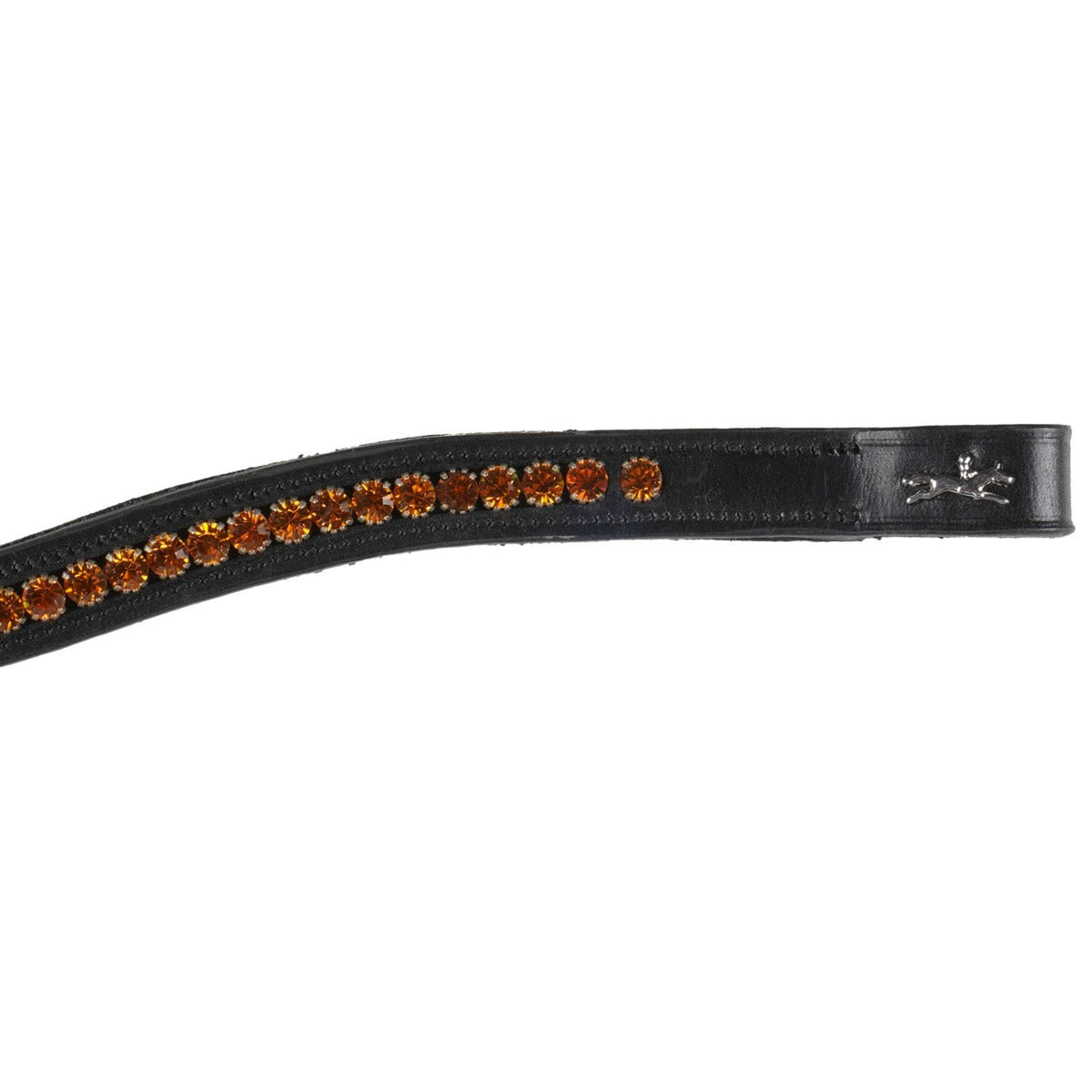 Schockemöhle Browband Diamond Select Black/Orange