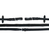 Schockemöhle Reins Durasoft Grip Rubber Black/Silver