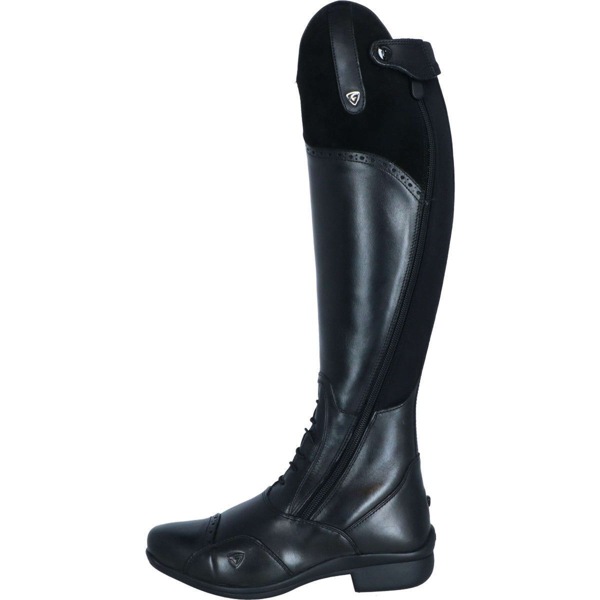 Tonics Riding Boots Jupiter Style Velvet Black/Velvet