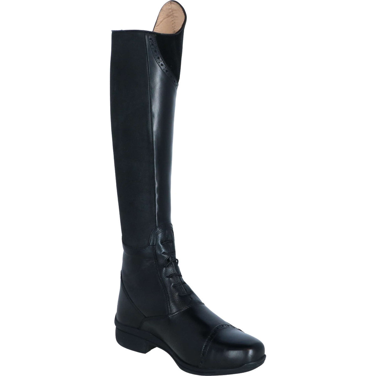 Tonics Riding Boots Jupiter Style Velvet Black/Velvet