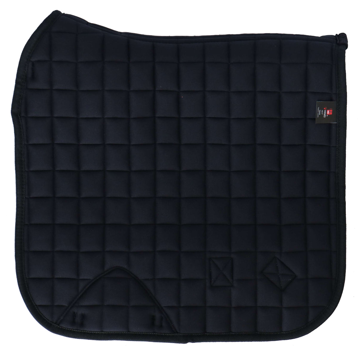 Catago Saddlepad FIR-Tech with Elastic Dressage Black