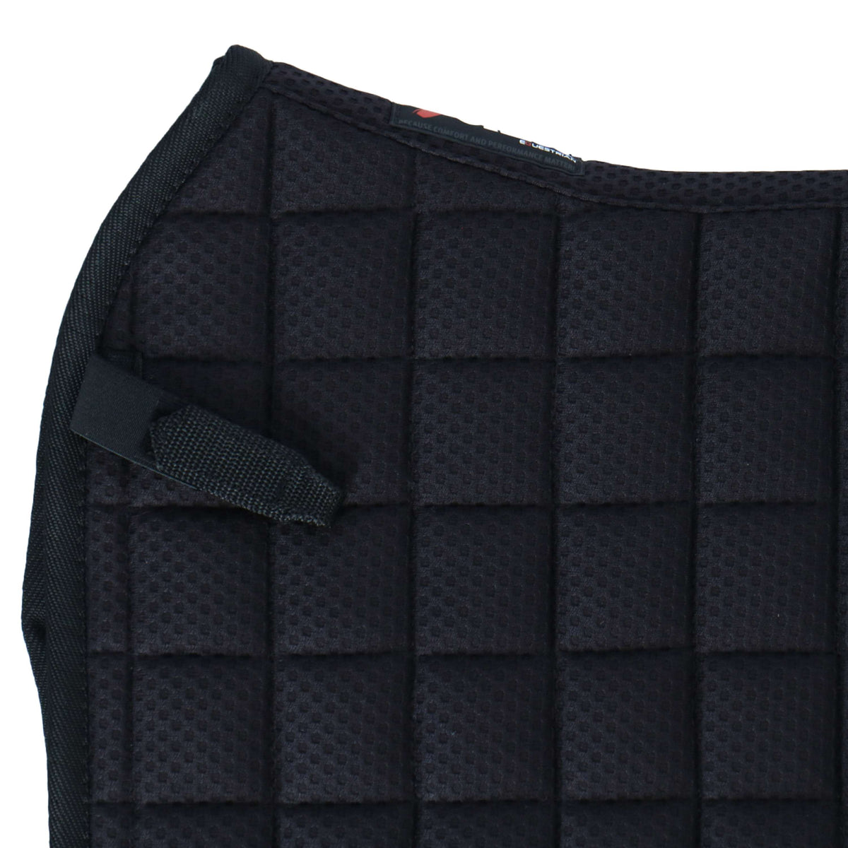 Catago Saddlepad FIR-Tech with Elastic Dressage Black