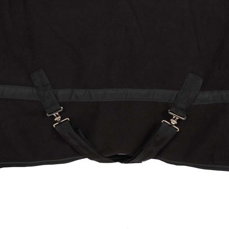 Harry's Horse Fleece Rug with Rollable Neck Black