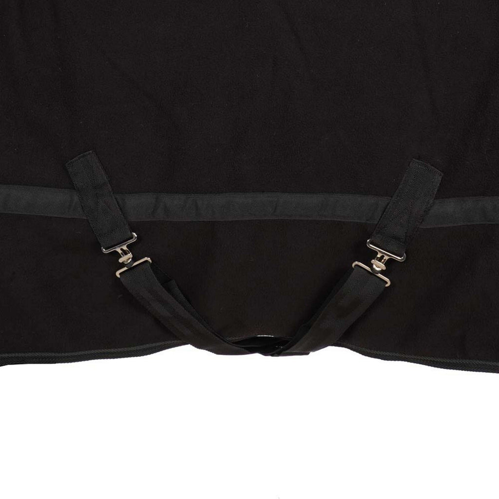 Harry's Horse Fleece Rug with Rollable Neck Black