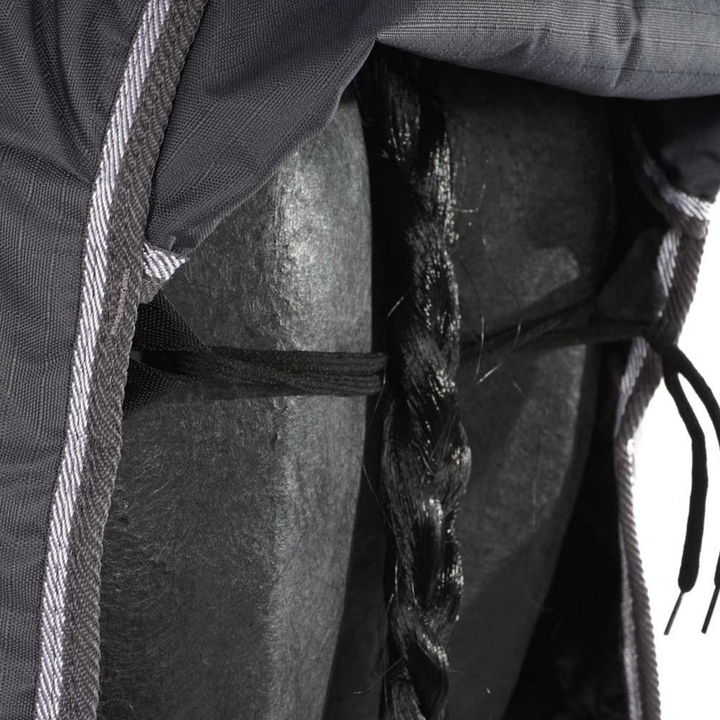 Harry's Horse Outdoor Rug Thor 200g with a Hood Ebony