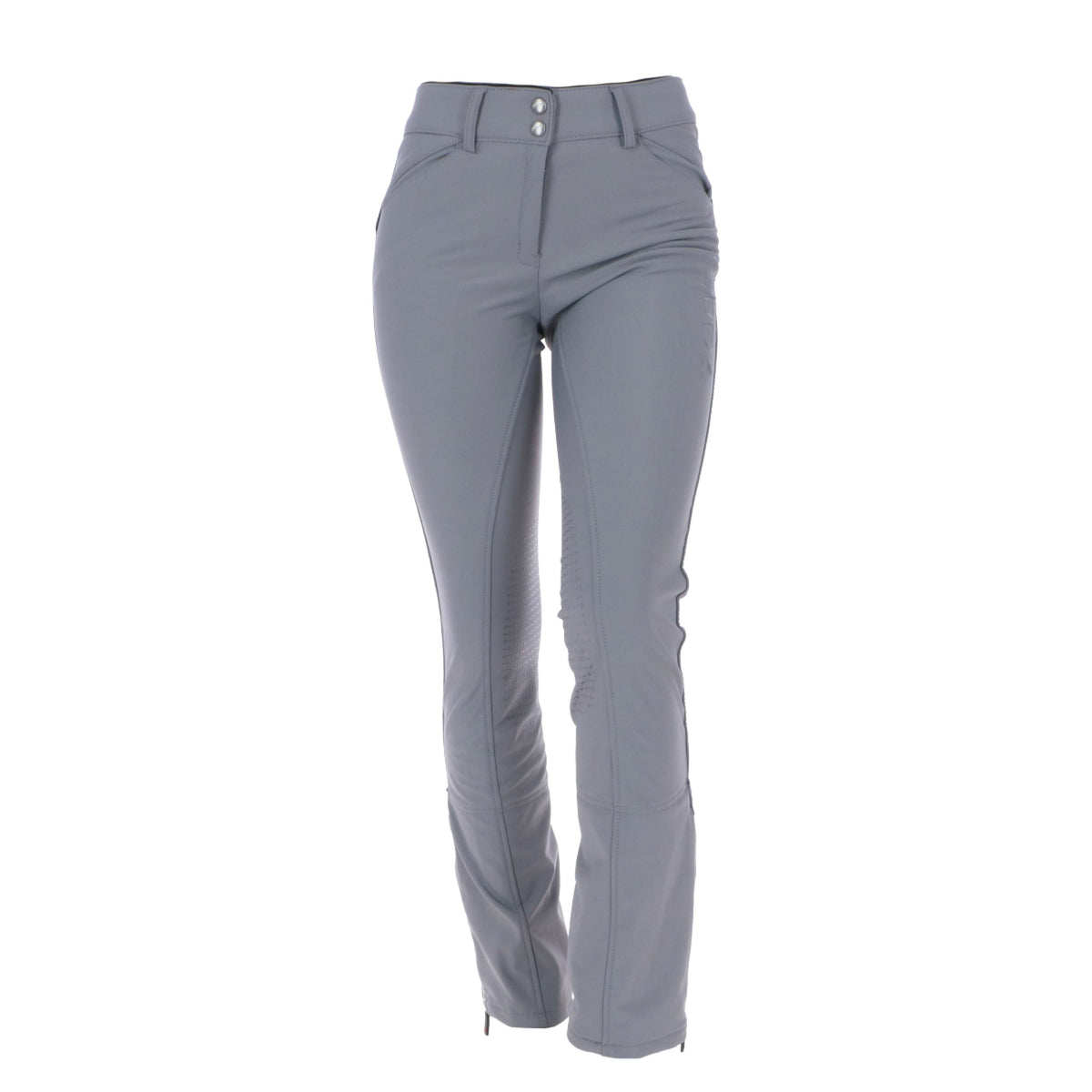 Catago Jodhpur Breeches Solrun Softshell Silicon Knee Pads Grey