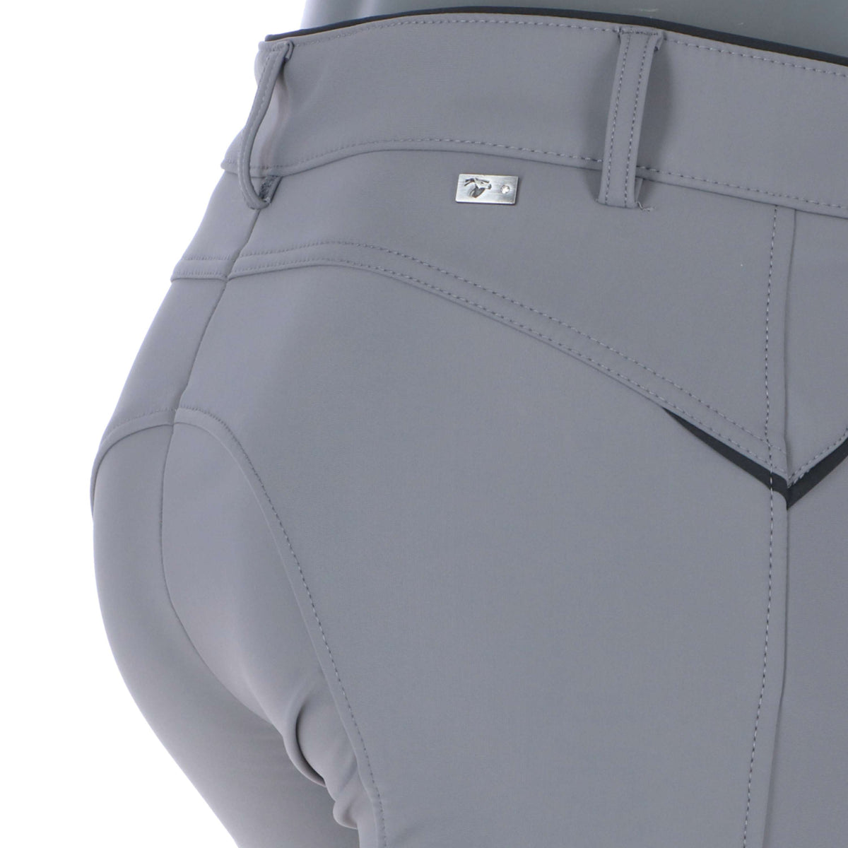 Catago Jodhpur Breeches Solrun Softshell Silicon Knee Pads Grey