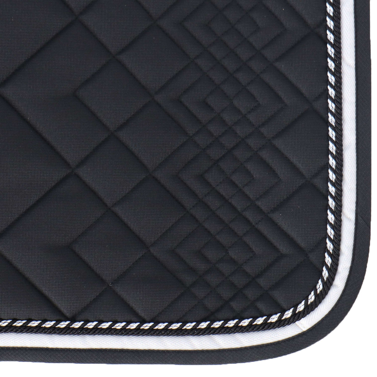 Catago Saddlepad Diamond Dressage Black/White