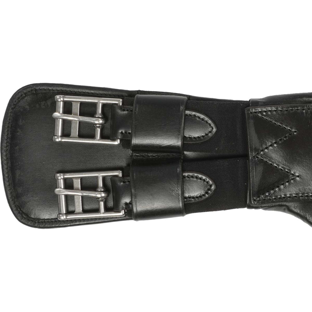 Catago Dressage Girth Leather Black