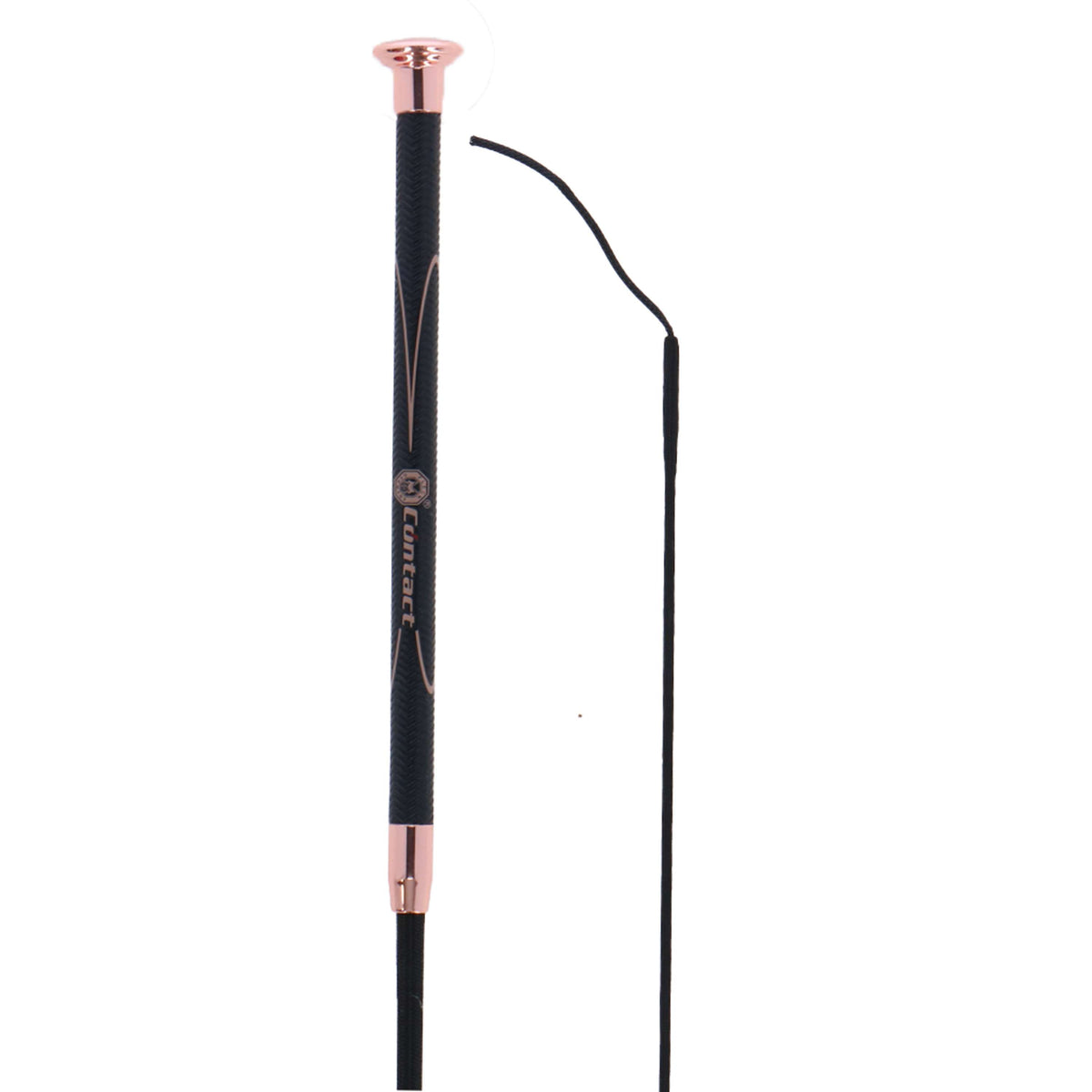 Fleck Dressage Whip Contact Black/Rosegold