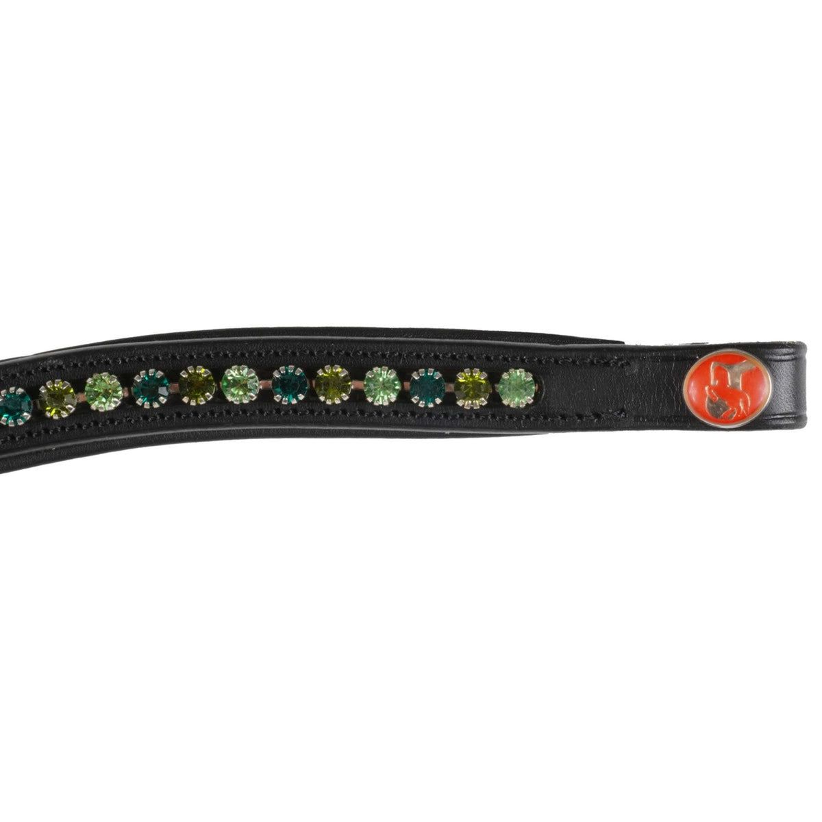 Kieffer Browband Collection Crystal Emerald