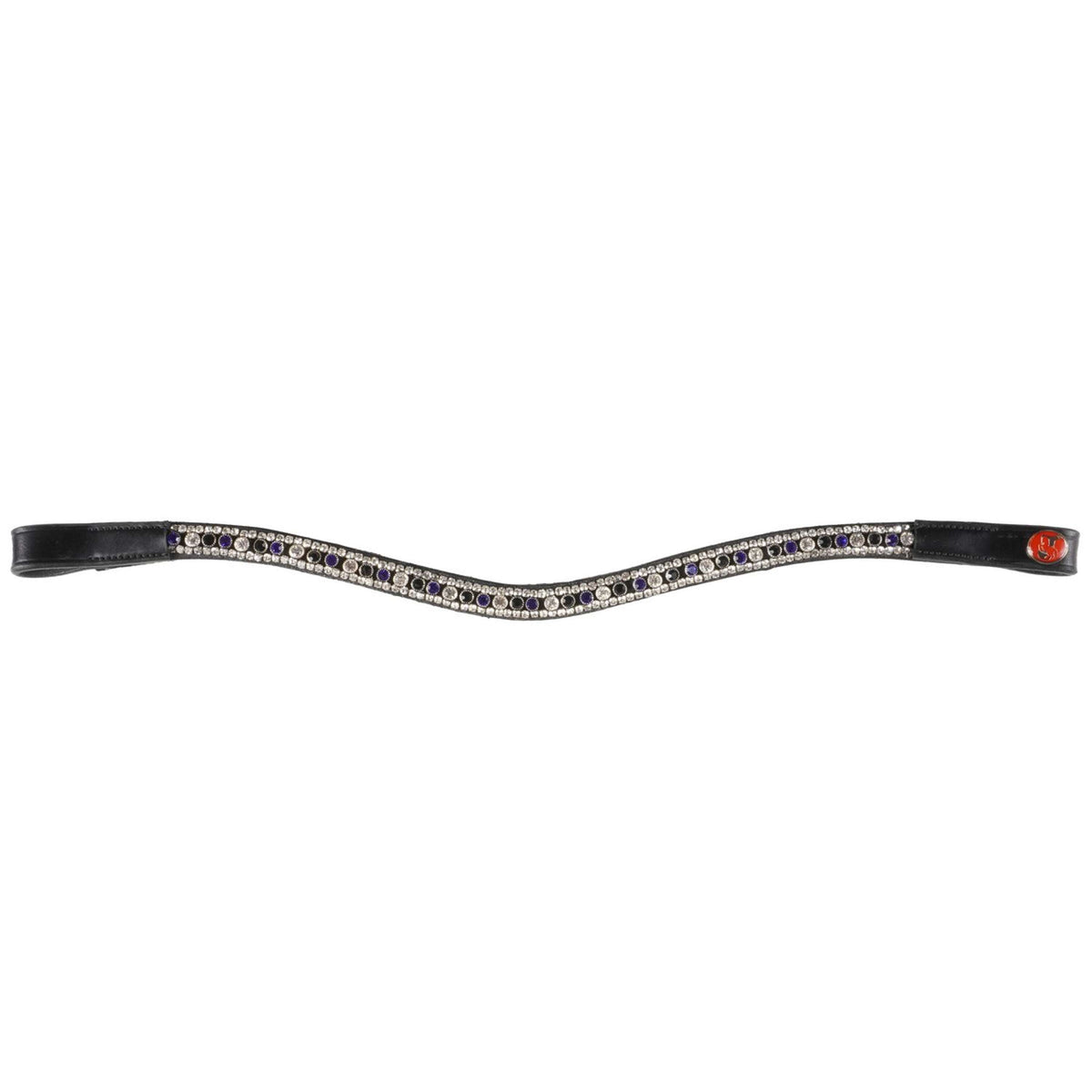 Kieffer Browband Collection Viola Black/White/Blue