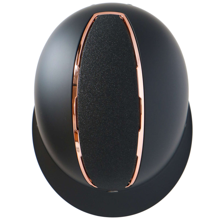 BR Riding Cap Omega Painted Glitter Black/Rose