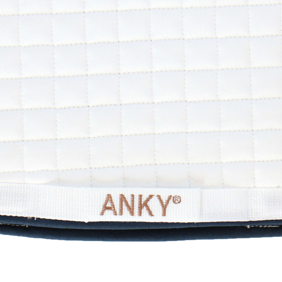 ANKY Saddlepad Cotton Twill Dressage White