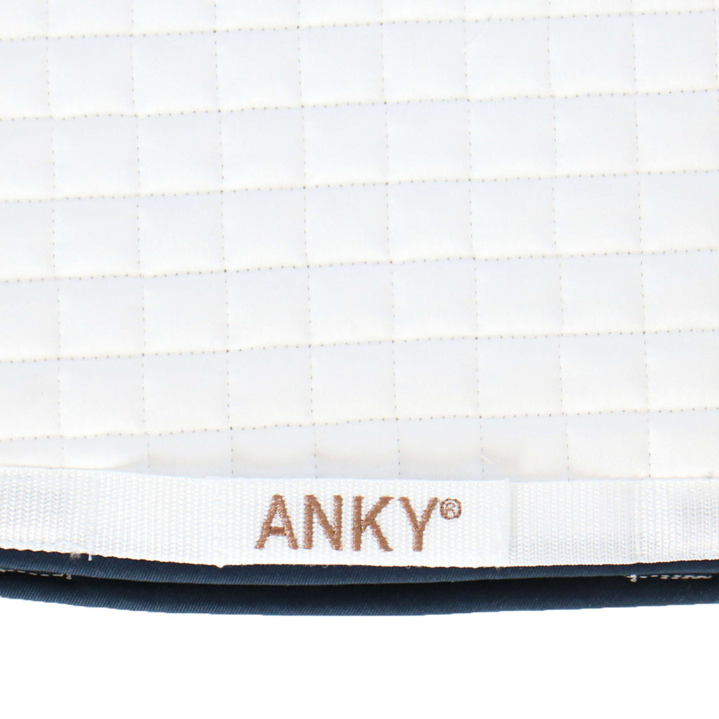 ANKY Saddlepad Cotton Twill Dressage White