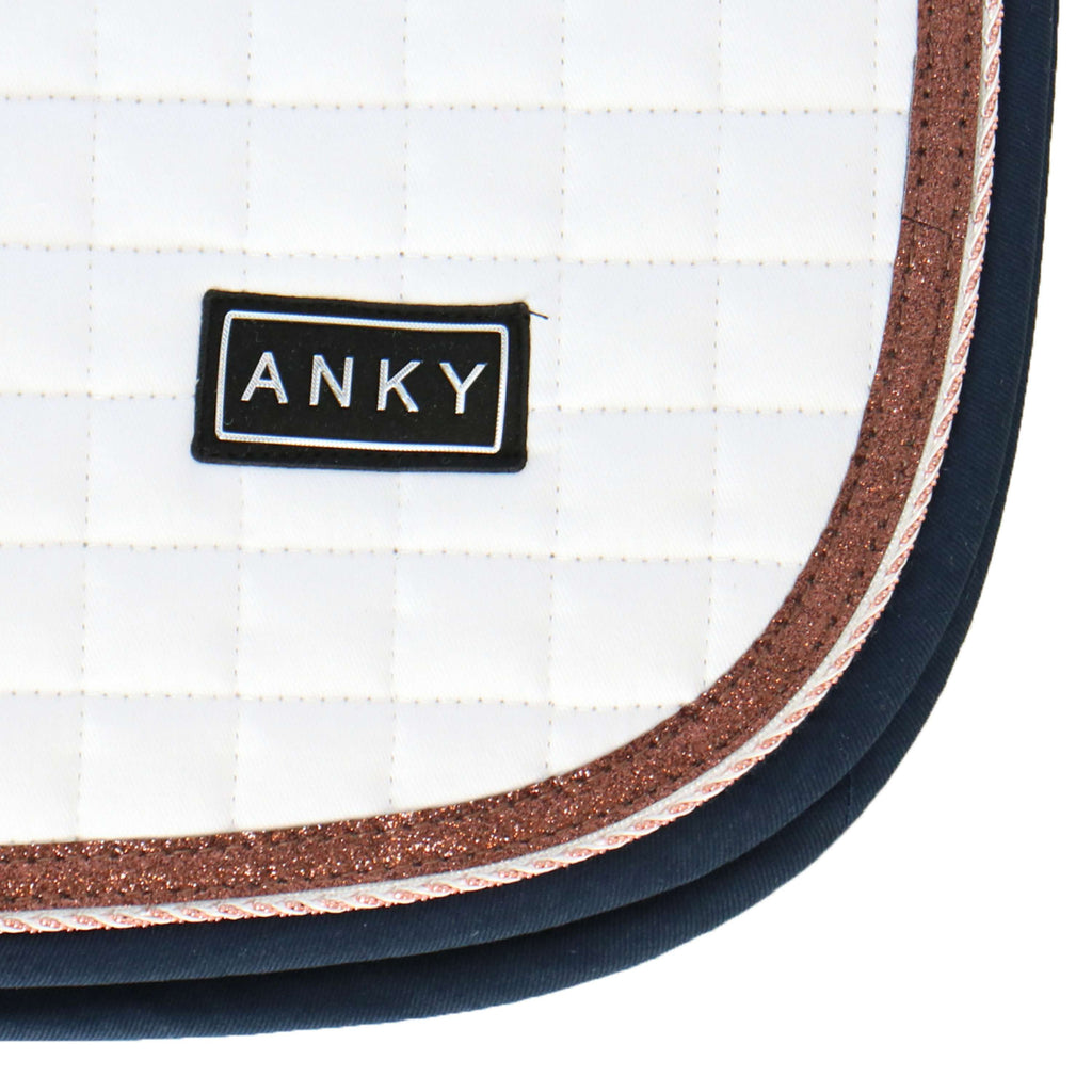 ANKY Saddlepad Cotton Twill Dressage White