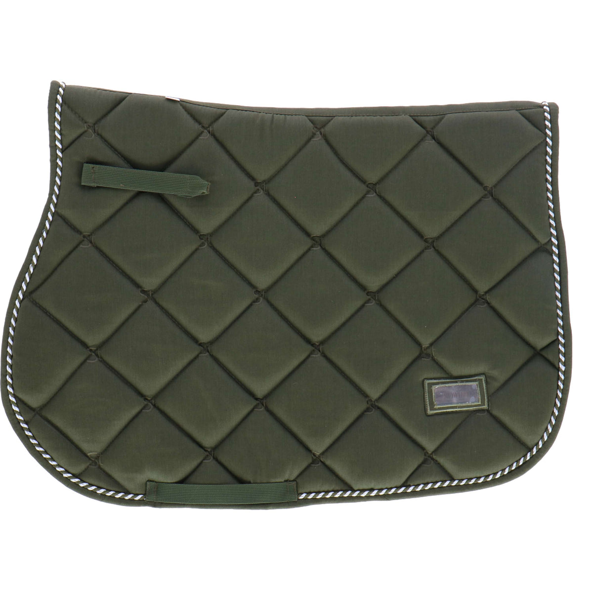 HB Showtime Saddlepad Crown GP/Jumping moss-green