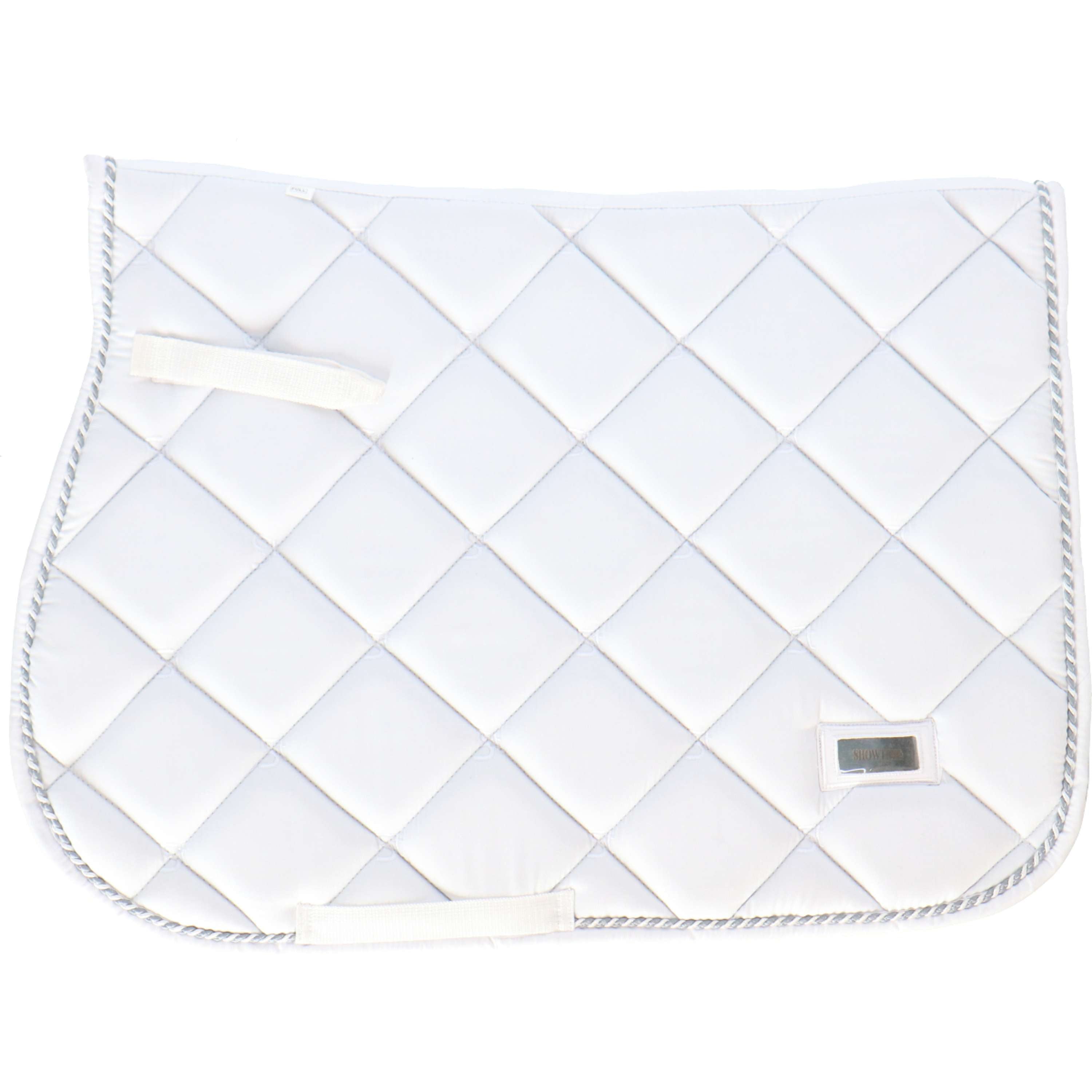 HB Showtime Saddlepad Crown GP/Jumping White