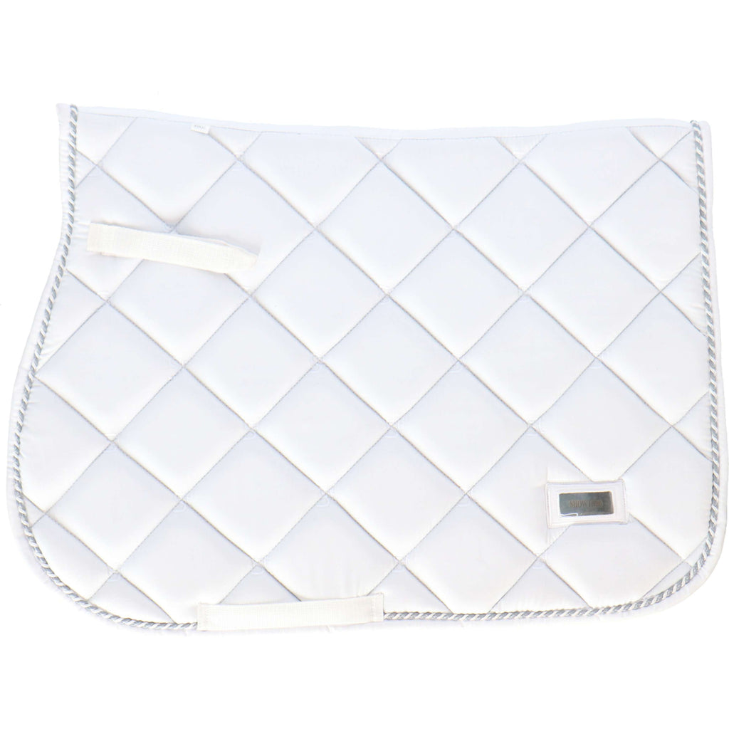 HB Showtime Saddlepad Crown GP/Jumping White