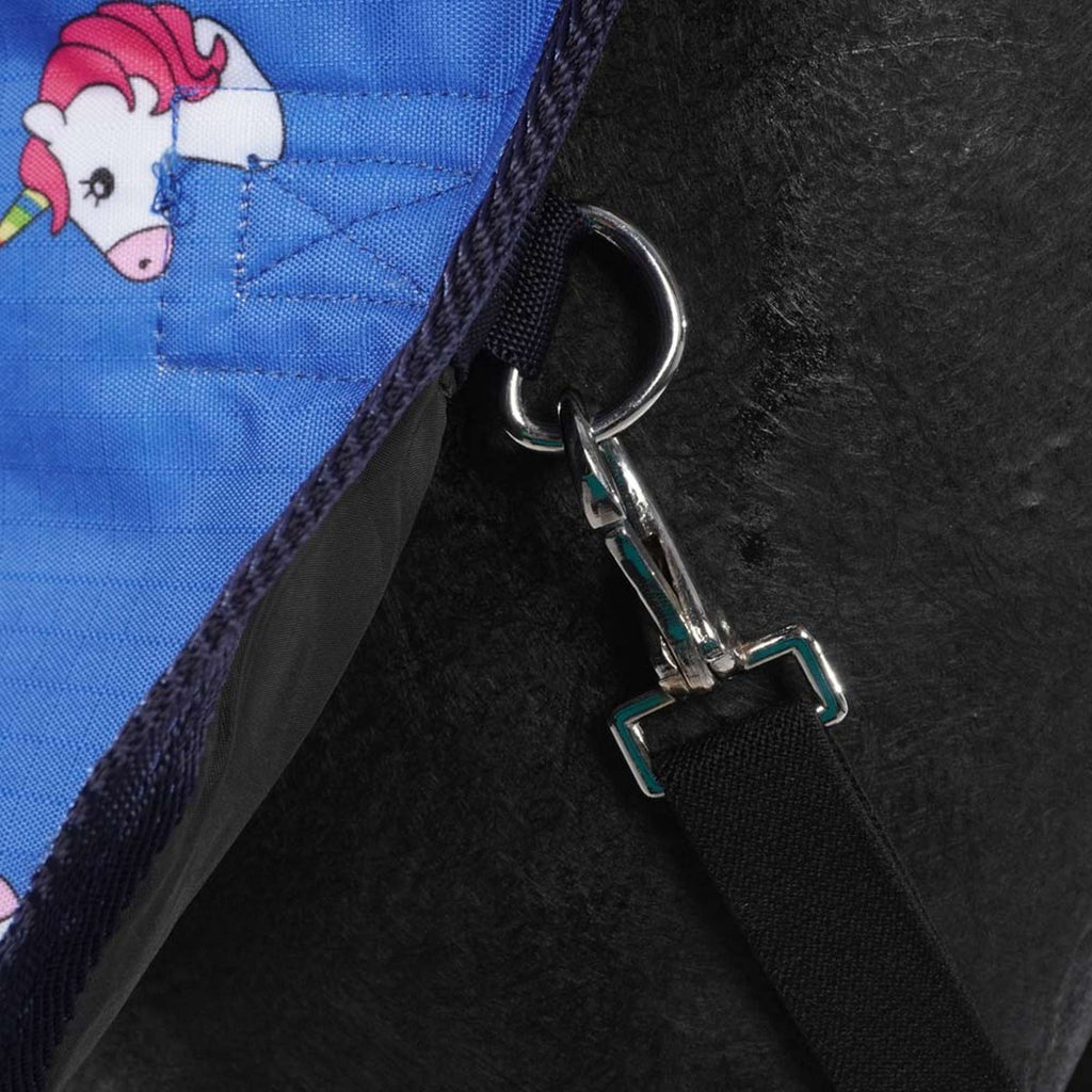 HB Harry & Hector Outdoor Rug Unicorn 200g Royal Blue