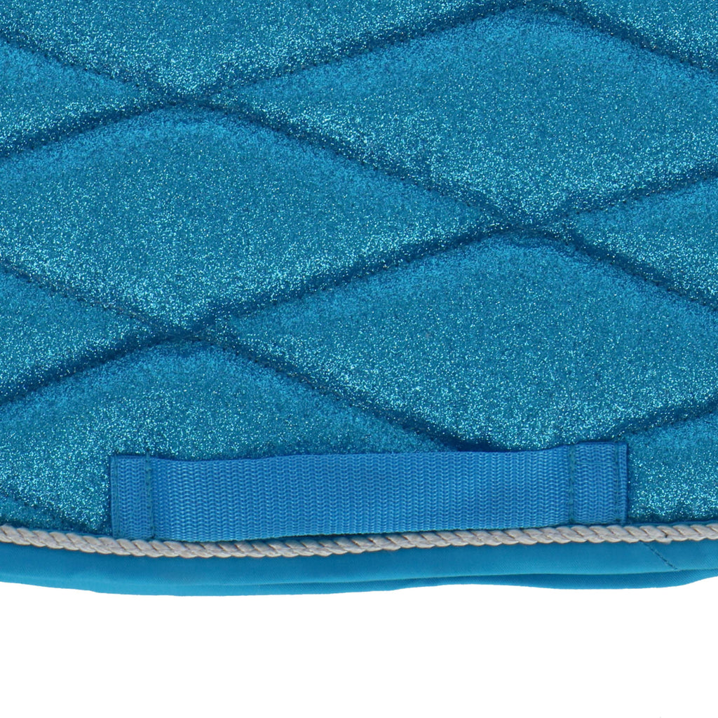 HB Harry & Hector Saddlepad Sparkling Glitter Sea Blue