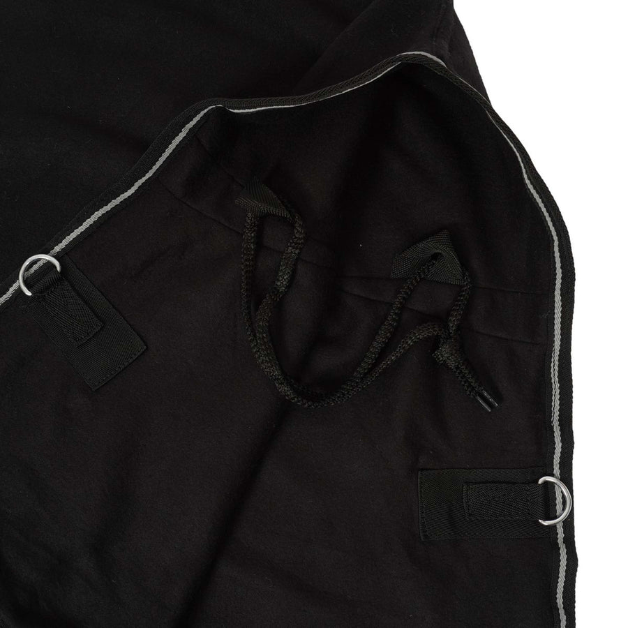 HB Harry & Hector Fleece Rugs met Hals Black