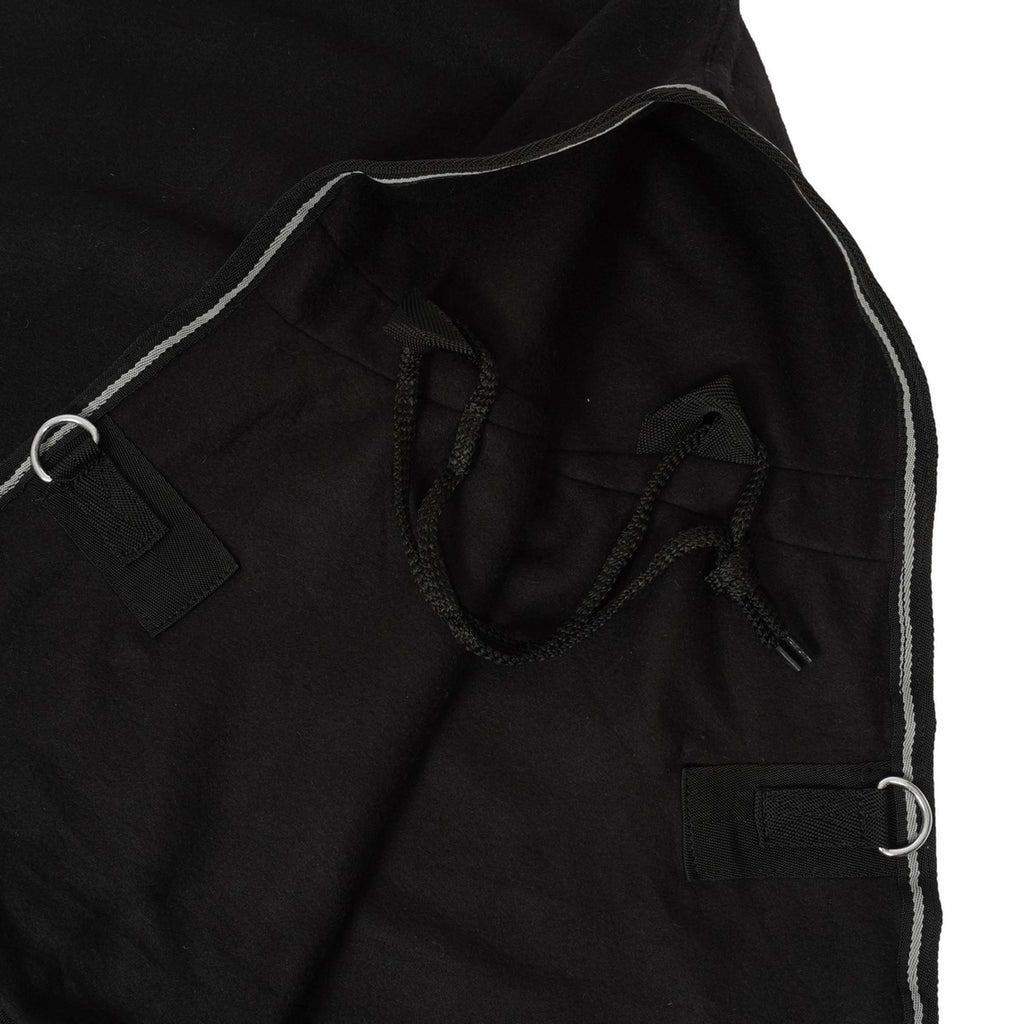HB Harry & Hector Fleece Rugs met Hals Black