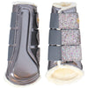 HB Leg protection Gold Rush Glitter Grey
