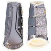 HB Leg protection Gold Rush Glitter Grey