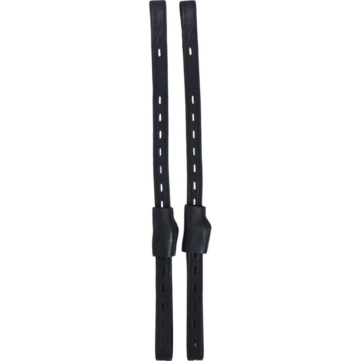 HB Showtime Stirrup Straps Soft Mono Dressage Black