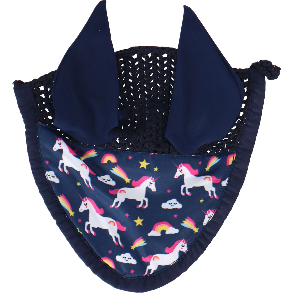 HB Harry & Hector Ear Net Unicorn Navy