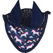 HB Harry & Hector Ear Net Unicorn Navy