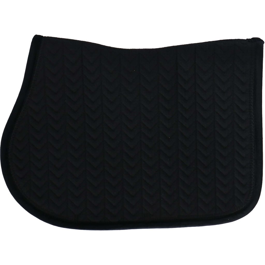 Kentucky Saddlepad Velvet Pearls Jumping Black