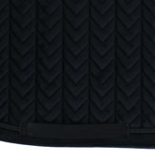 Kentucky Saddlepad Velvet Pearls Jumping Black