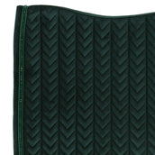 Kentucky Saddlepad Velvet Pearls Dressage Pine Green