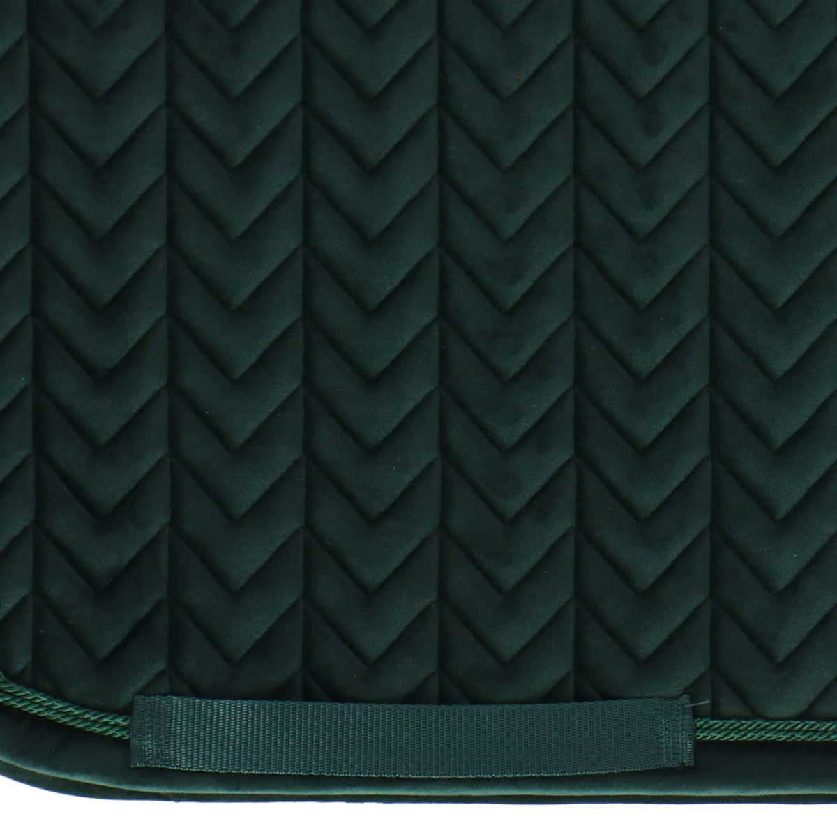 Kentucky Saddlepad Velvet Pearls Dressage Pine Green