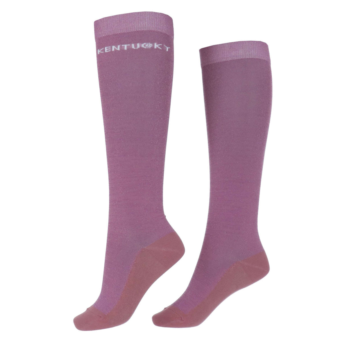 Kentucky Socks Glitter Soft Rose